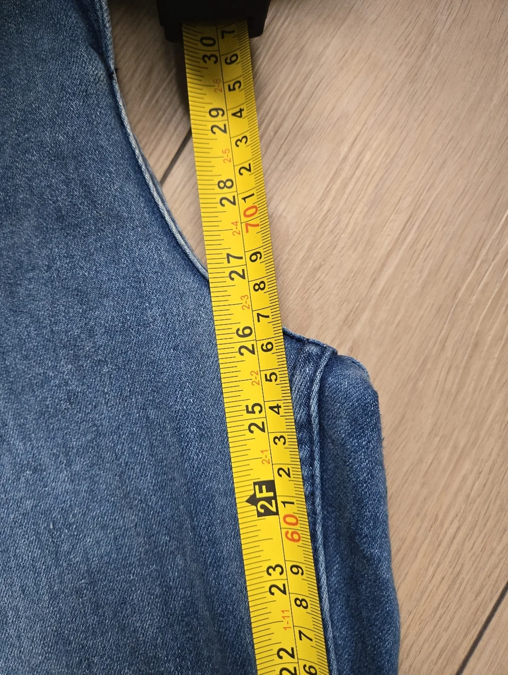 Anthropologie Maeve The Colette Crop High-Rise Wide-Leg Jeans Size 33 - Picture 9 of 10